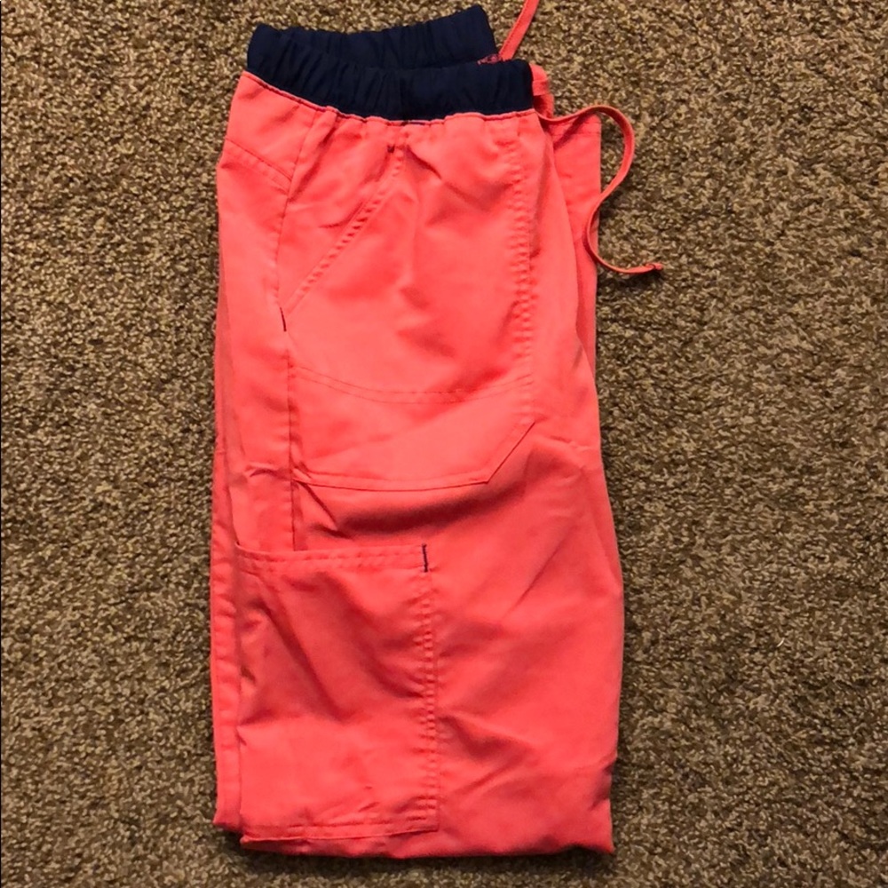 Pink scrub bottoms